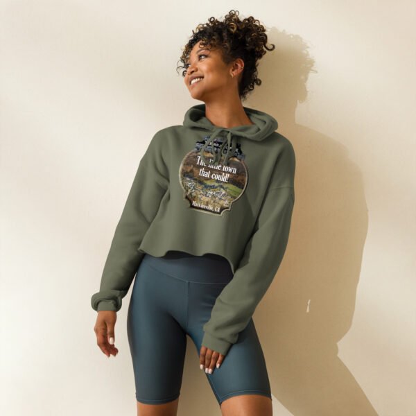 Markleeville "The Little Town That Could" Crop Hoodie - Image 2