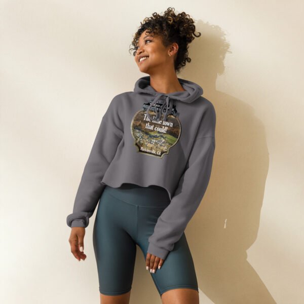 Markleeville "The Little Town That Could" Crop Hoodie - Image 3